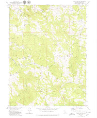 Yager Junction 1979 topographic map thumbnail