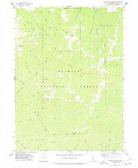 Yellow Dog Peak 1977 topographic map thumbnail