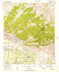 Yorba Linda 1949 topographic map thumbnail