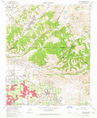 Yorba Linda 1964 topographic map thumbnail