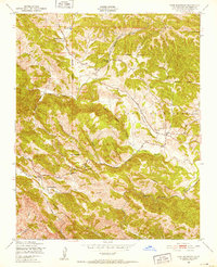 York Mountain 1948 topographic map thumbnail
