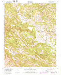 York Mountain 1948 topographic map thumbnail