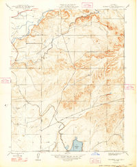 Yosemite Lake 1948 topographic map preview