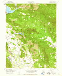 Yountville 1951 topographic map thumbnail