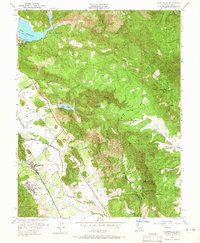 Yountville 1951 topographic map thumbnail