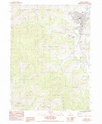 Yreka 1984 topographic map thumbnail