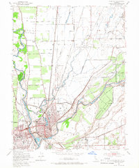 Yuba City 1952 topographic map thumbnail