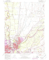 Yuba City 1952 topographic map thumbnail