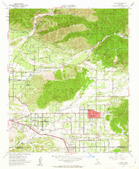 Yucaipa 1954 topographic map thumbnail