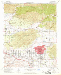 Yucaipa 1967 topographic map preview