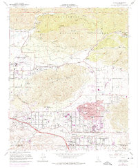 Yucaipa 1967 topographic map thumbnail