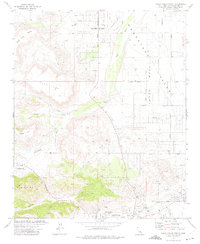 Yucca Valley North 1972 topographic map thumbnail