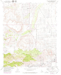 Yucca Valley North 1972 topographic map thumbnail