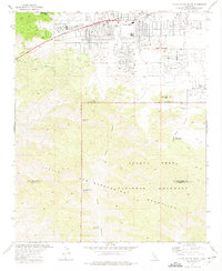 Yucca Valley South 1972 topographic map thumbnail