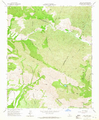 Zaca Lake 1964 topographic map thumbnail
