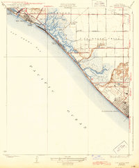 Seal Beach 1935 topographic map thumbnail