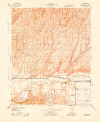Shandon 1943 topographic map thumbnail