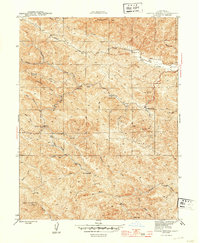 Skaggs Springs 1944 topographic map thumbnail