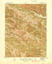 Skaggs Springs 1944 topographic map thumbnail