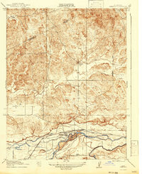 Snelling 1918 topographic map preview