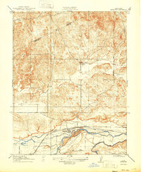 Snelling 1918 topographic map thumbnail