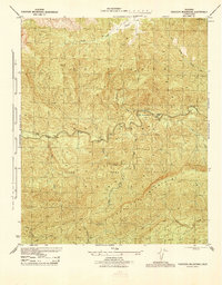 Topatopa Mountains 1944 topographic map thumbnail