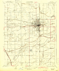 Visalia 1927 topographic map thumbnail