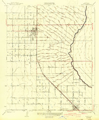 Wasco 1930 topographic map thumbnail