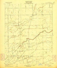 Waterloo 1908 topographic map preview