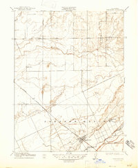 Wheatland 1910 topographic map thumbnail