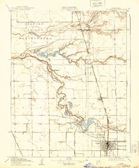 Woodbridge 1910 topographic map thumbnail