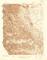 Sebastopol 1935 topographic map thumbnail