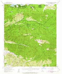 San Gorgonio Mountain 1954 topographic map thumbnail