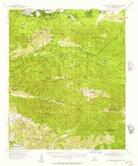 San Gorgonio Mountain 1954 topographic map thumbnail