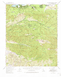 San Gorgonio Mountain 1954 topographic map thumbnail