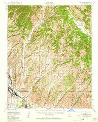 San Miguel 1947 topographic map thumbnail