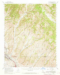 San Miguel 1961 topographic map thumbnail