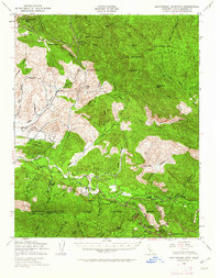San Rafael Mtn 1941 topographic map thumbnail