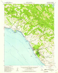 San Simeon 1959 topographic map thumbnail