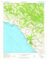 San Simeon 1959 topographic map thumbnail