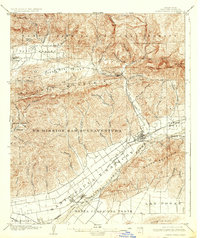 Santa Paula 1903 topographic map thumbnail