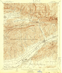 Santa Paula 1903 topographic map thumbnail