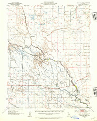 Santa Rita Park 1946 topographic map thumbnail