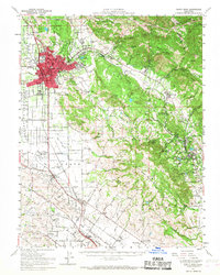 Santa Rosa 1954 topographic map thumbnail