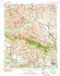 Santa Susana 1941 topographic map thumbnail