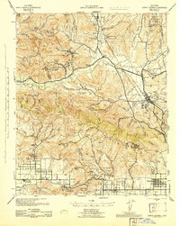 Santa Susana 1943 topographic map thumbnail