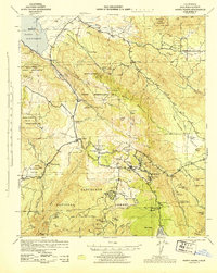 Santa Ysabel 1943 topographic map thumbnail