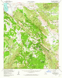 Santa Ysabel 1960 topographic map thumbnail