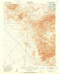 Sawtooth Range 1951 topographic map thumbnail