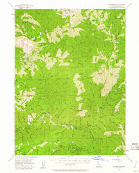 Sawyers Bar 1955 topographic map thumbnail